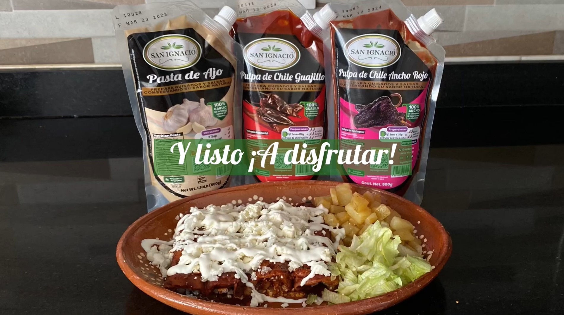 Enchiladas rojas